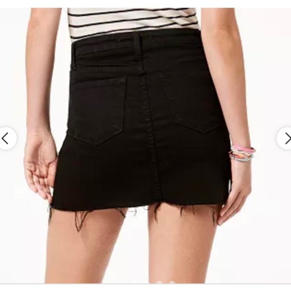 Flying Monkey stretch denim fringed mini. Worn 1x!!!!!!‎ - Picture 2 of 7